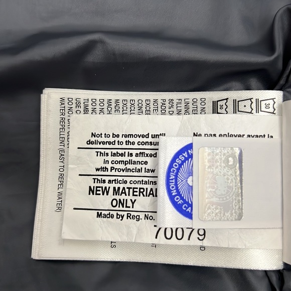 Women’s Canada Goose Richmond down hoody black label jacket - Silver - Picture 6 of 6